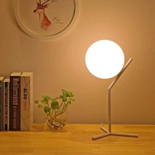 Globe Table Lamp, TD00965 Mid-Century Golden Desk Lamp for Bedroom,Living Room,Kids Room,Office