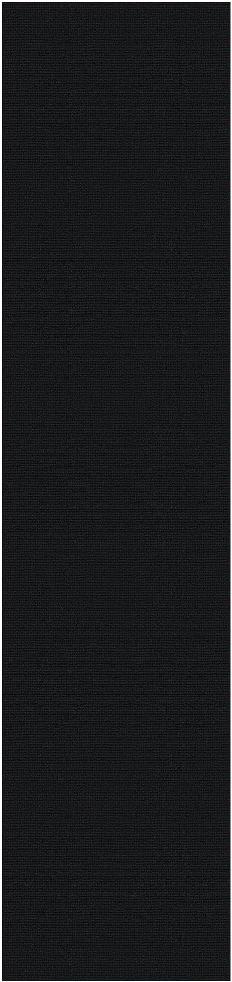 EARTHALL Washable Runner Rug 2x10 Ft Non Slip Runners for Hallways Long Cotton Rubber Backed Kitchen Runner Braided Indoor Floor Carpet Runners for Entryway, Hallway, Kitchen, Black/Grey