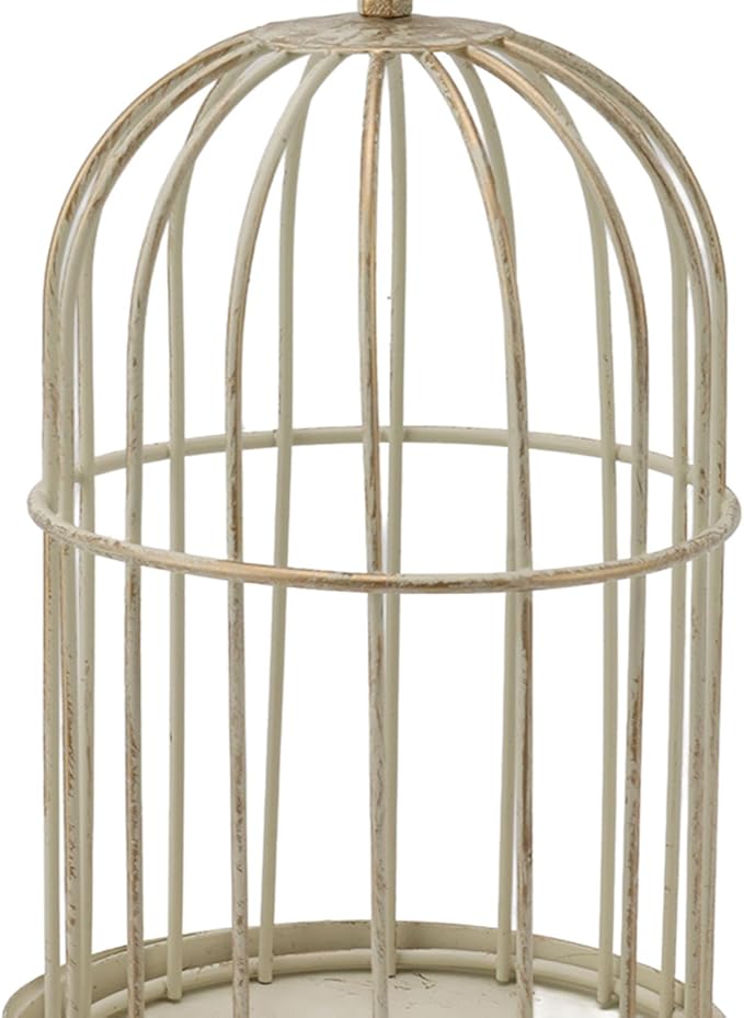 1 Pcs Birdcage Candle Holder, Vintage Bird Cage Decor, Decorative Wedding Candle Centerpieces for Bedroom Restaurant Tables Home (S)
