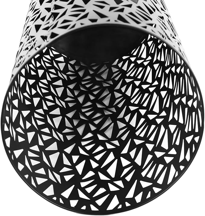 Umbrella Stand Rack for Entryway Metal Hollowed Freestanding Round Umbrella Holder Organizer Bin for Home Hotel Office Decor (Small)