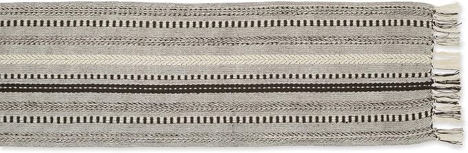 The Home Talk Jute Cotton Hand Woven Table Runner/Placemats (Farmhouse, BBrown, 13" x 72")