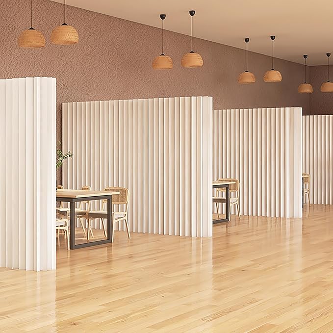 Room Divider,Paper partition for Room Separation,Room Divider Panel,Partition Room Dividers Freestanding,Folding Privacy Screens,for Home/Office/Clothing Store/Enterprise