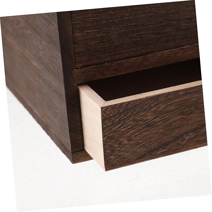 Wooden Desktop Drawer Monitor Desk Riser Cube Storage Unit Desktop Organizer Stand Adjustable Bookshelf Storage Cubes Storage Shelves Storage Home