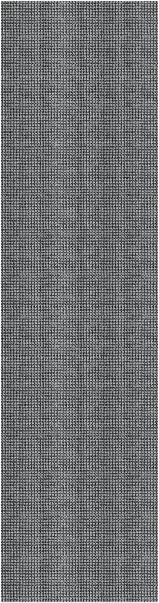 EARTHALL Woven Runner Rug 2x10 Ft Washable Runners for Hallways Long Cotton Non Slip Rubber Backed Kitchen Runner Braided Indoor Floor Carpet for Entryway, Hallway, Kitchen, Dark Gray