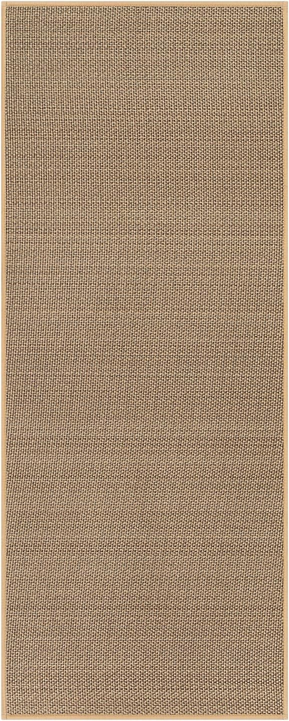 Lahome Noe Farmhouse Kitchen Runner, 2x5 Entryway Runner Rug Non Slip for Entryway Indoor Washable Carpet for Hallway Neutral Rug Runner Kitchen Mats for Floor Entry Bathroom, Beige