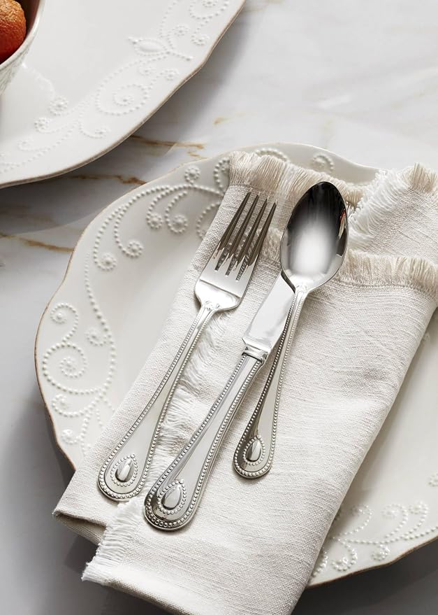 Lenox 891288 French Perle 4-Piece Dinner Plate Set