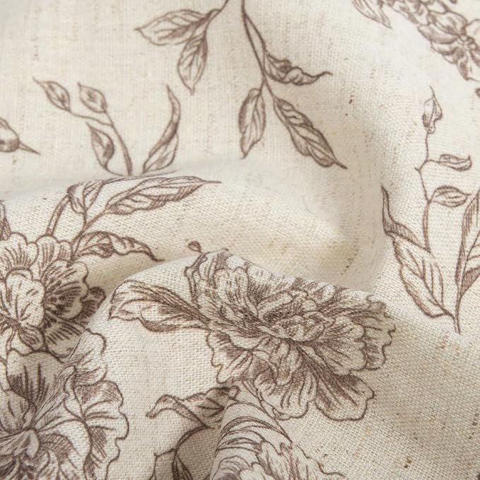 Vintage Floral Cloth Napkins Set of 12,Vintage Linen Cotton Dinner Napkins - Reusable, Chinoiserie Flowers Birds Napkins Party Napkin Towels for Everyday Use, Weddings, Party Table Decor