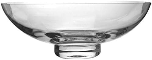 Hosley Clear Glass Bowl 11.8 Inch Diameter - Ideal Gift for Wedding or Special Occasion for Decorative Balls Orbs DIY Projects Terrariums and More.