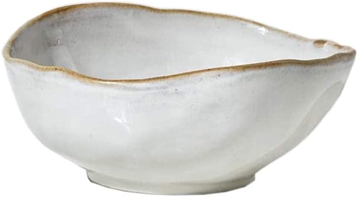 Serene Spaces Living Small Glazed Ceramic Bowl Under $20, Decorative Bowl for Home Décor, Shelf & Table Accent, 6" Diameter