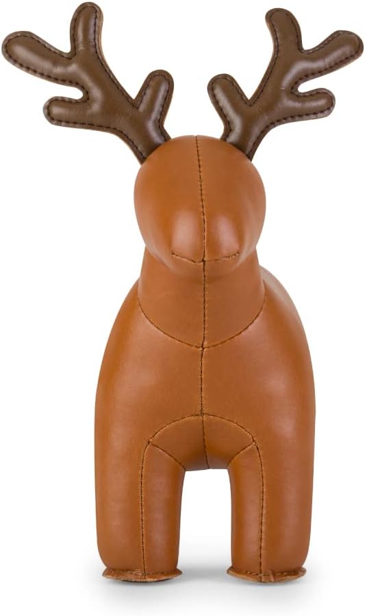 Zuny, Zuny Series Bookend Tan for Shelves, Office Decorative- Reindeer Miyo