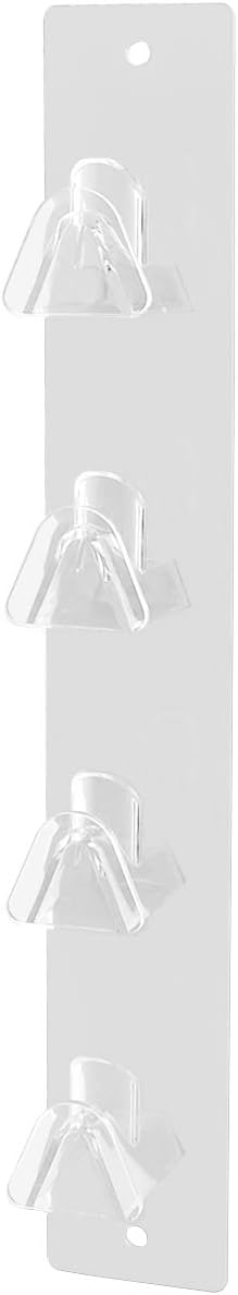 Marketing Holders Sunglasses Holder 4 Pair Wall Mount with Hardware Fashion Retailers Airport Gift Shops Bookstores Pharmacies Supermarkets Convenience Stores Low Maintenance White Acrylic