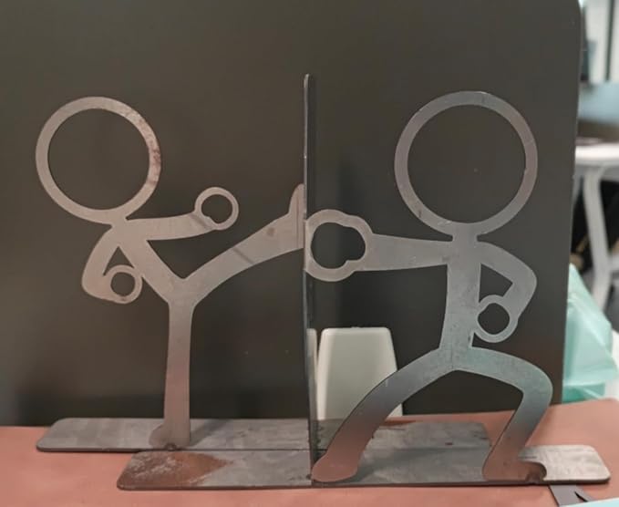 Cute Bookends, Fun & Cool Novelty Book Ends, Unique Cute Book Ends, Bookends for Kids Books, Decorative Book Ends for Home Kitchen Desktop Study Decor