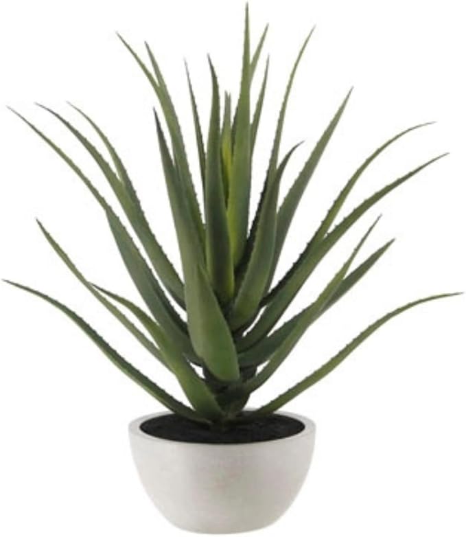 CG Hunter Faux Agave Plant, Premium Artificial Indoor Plant Stands 31.5” Tall and Enhances Interior Design, Lifelike-Leaves Create Realistic Natural Appearance, Planter Pot Included