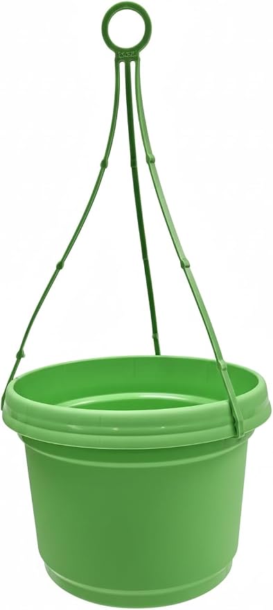 MHAP Lime Green Pack of 5 pots with Hangers