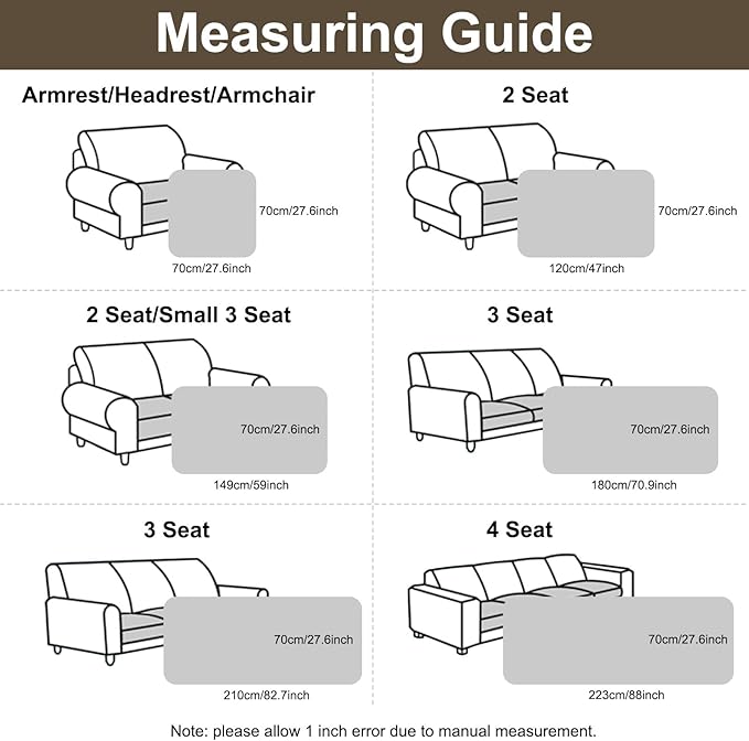Smiry Non Slip Couch Covers for Dogs, Fuzzy Pet Couch Covers for 3 Cushion Sofa Pet Friendly, Soft Sofa Slipcovers Cushion Furniture Protector Washable (Dark Grey, 27.6" x 88")