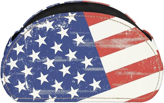 Remote Control Holder with 5 Compartments, USA Flag Print Office Desk Organizers - Couch/TV Stand/Nightstand Accessory-Desktop Space Saver,Remote Control Caddy
