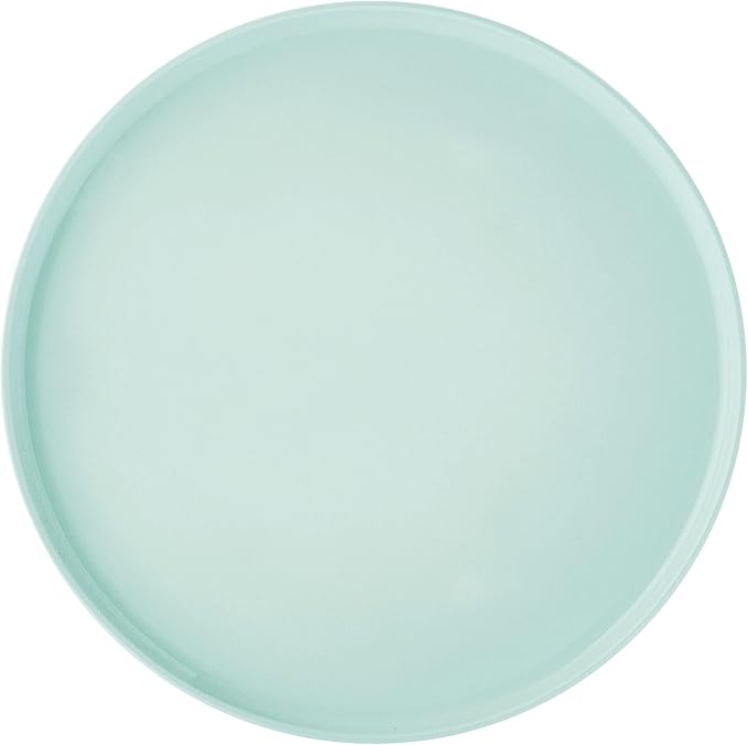 Mikasa Madison Pastel Bone China Lightweight Chip Resistant 12 Piece Dinnerware Set, Mint Green