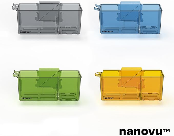 Nanohold Kitchen Sink Caddy for Flat Surfaces - Strong Hold Easy Install Kitchen Sink Organizer with Drainage Holes - Soap Sponge, Dishwashing Tools and Dish Brush Holder - Home Accessories by Nanovu
