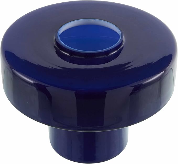 Hauteloom Lauenhagen Glass Table Lamp - Modern Contemporary - Blue, Dark Blue, Navy