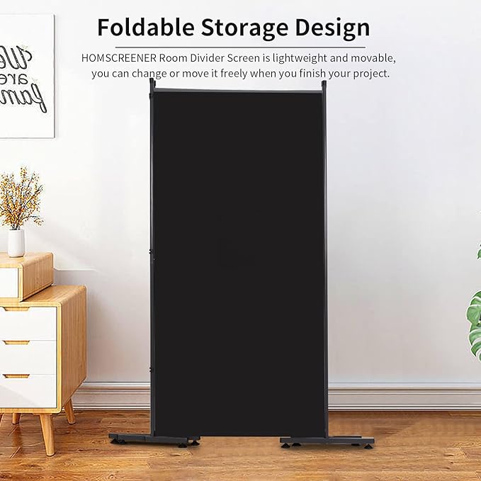 Room Divider 6FT Folding Privacy Screens, 3 Panel Partition Room Dividers w/Freestanding Design, Portable Wall Divider for Room Separtation, Fabric Room Divider Panel Sceen for Home Office Bedroom