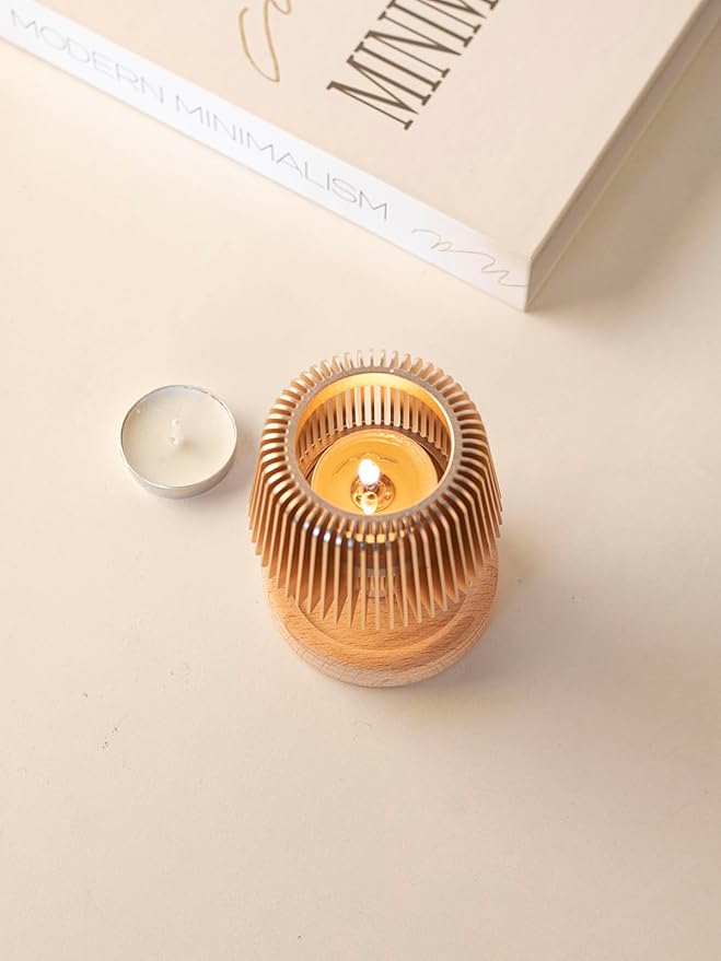 Designer Tealight Candle Holders, Vintage Ribbed Votive Candle Holders, Vintage Home Decor Centerpiece, Tabletop Decorative TeaLight Candle Stands,Creative Artwork,Valentines Day Decor