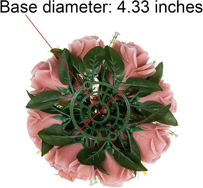 Flower Centerpieces for Wedding Tables: Wedding Table Decorations Dusty Rose Flower Balls Centerpieces for Engagement Cerebration Party Center Pieces 6 Packs