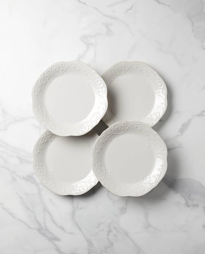 Lenox 891288 French Perle 4-Piece Dinner Plate Set