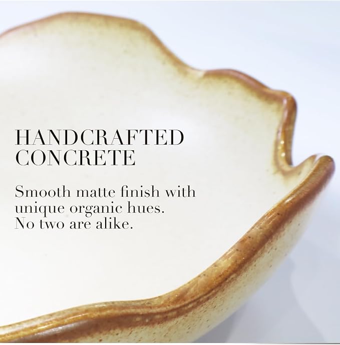 Decorative Bowl, Ceramic Fruit Bowl For Kitchen Counter, Purse Bowl For Dining Table Centerpiece Decor, Key Bowl For Entryway Table Coffee Table Top, Stone Large Luxury Bowls For Home, 9.8"X2.2"