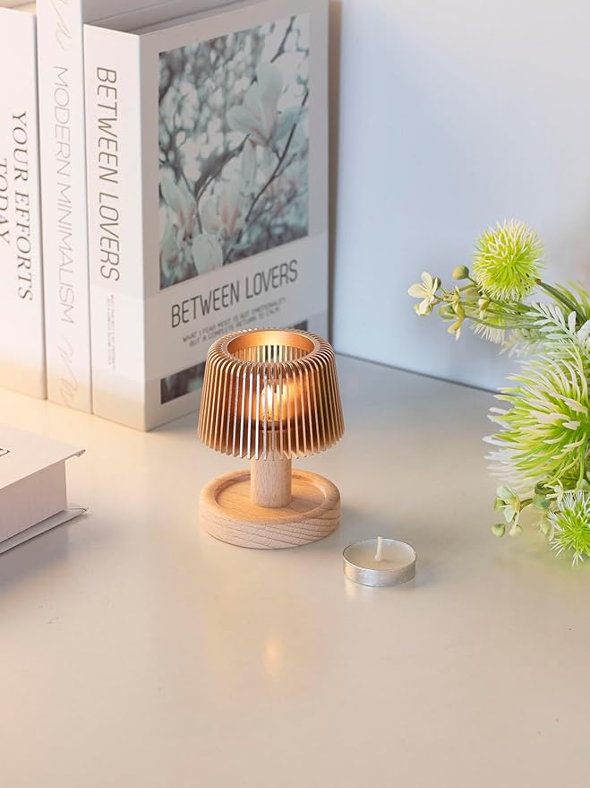 Designer Tealight Candle Holders, Vintage Ribbed Votive Candle Holders, Vintage Home Decor Centerpiece, Tabletop Decorative TeaLight Candle Stands,Creative Artwork,Valentines Day Decor