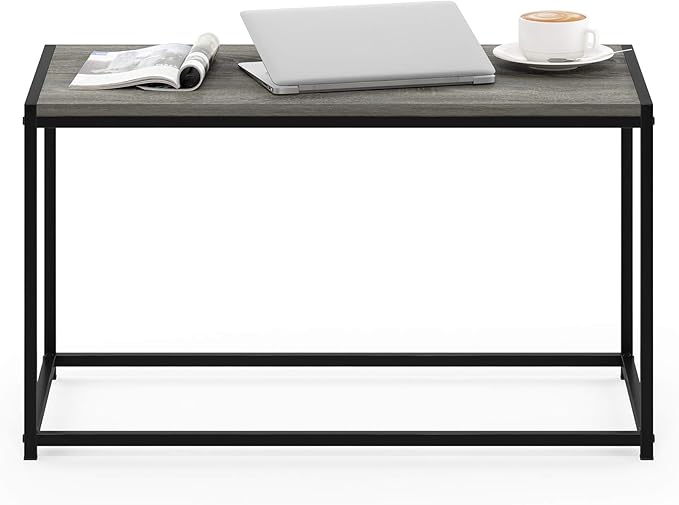 FURINNO Camnus Modern Living Coffee Table, French Oak Grey