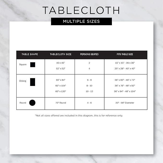 DII French Stripe Tabletop Collection Farmhouse Style Dining Table Linen Tablecloth, 60x104, Taupe/Black