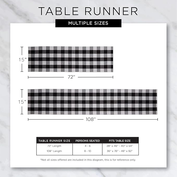 DII Woven Basic Tabletop Collection Chevron Table Runner, 15x72, Cinnamon