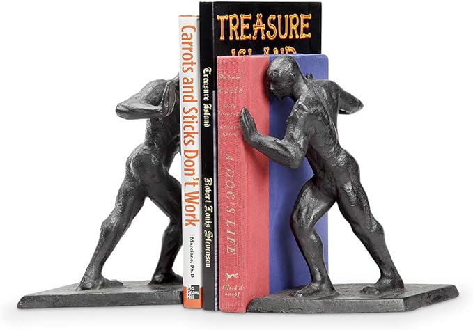 Greek Athlete Strong Men Bookends