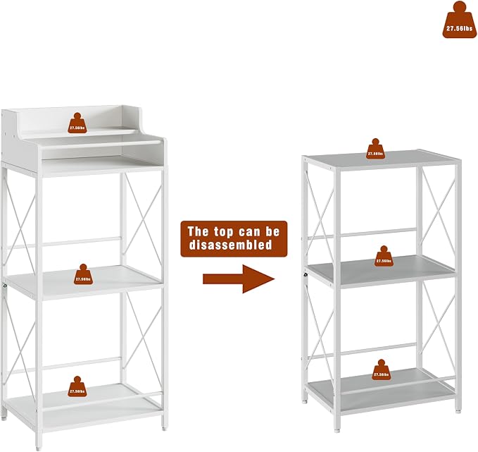 KLM Liquor Bottle Display Shelf, Liquor Cabinet bar for Home, 4 Step Liquor cabinetck, Mini bar,Liquor Cabinet, Home Retro Bar Shelf Stand for Liquor Whiskey, Spirits. (White)