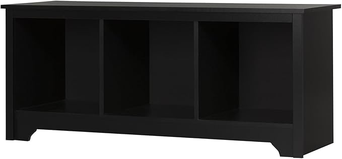 South Shore Vito Cubby Storage Bench Pure White