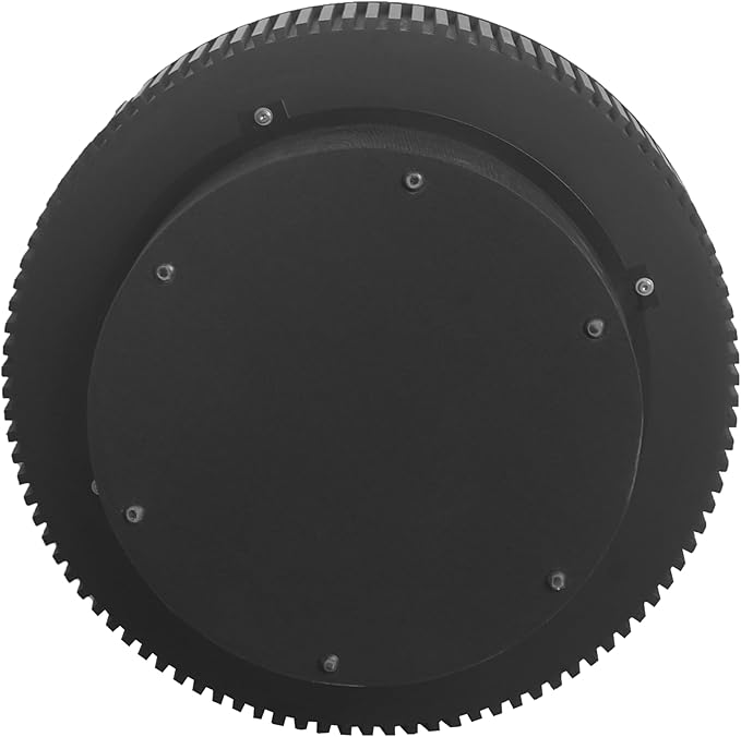 39.37'' Round Coffee Table with Storage, Solid Wood Veneered Modern Drum Coffee Table Accent Tea Table for Living Room, Bedroom, Apartment or Office-Black