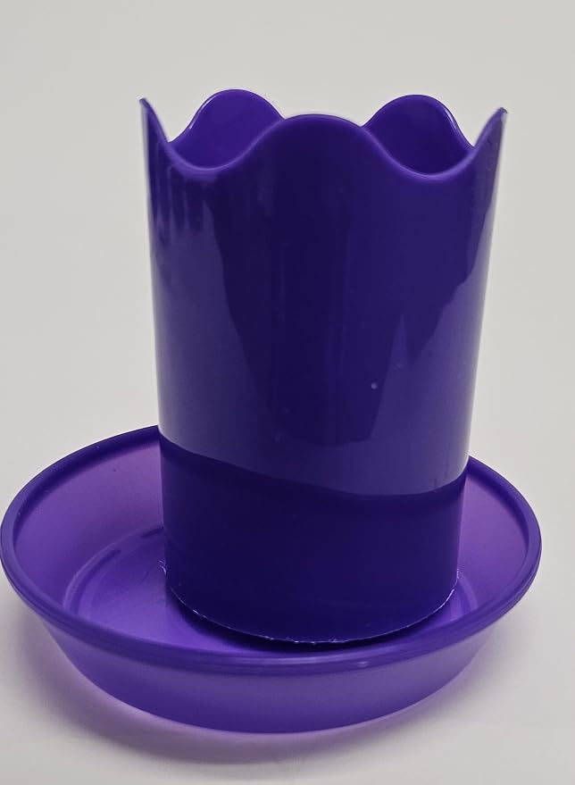 2 inch Wavy with Saucers 5 Pack Purple