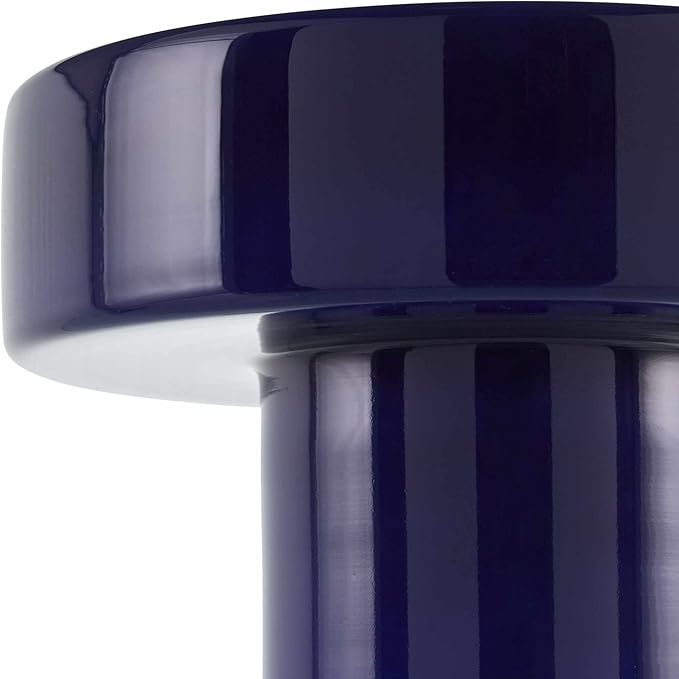 Hauteloom Lauenhagen Glass Table Lamp - Modern Contemporary - Blue, Dark Blue, Navy