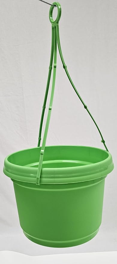 MHAP Lime Green Pack of 5 pots with Hangers