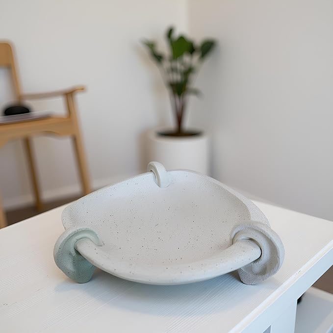 10" Large Decorative Bowl decor, Decorative Bowls for Modern Home Decor,Stylish Key Bowl for Entry Table,Decorative Fruit Bowls for Kitchen Counter