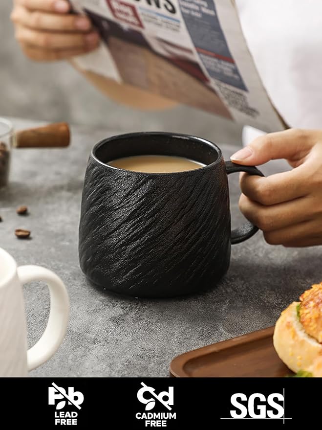 Matte Ceramic Dinnerware set with Mugs for 4, 20 Pieces, Kitchen Plates and Bowls Set Porcelain, Dish set for 4, Dishware Sets Stoneware Dinner Plates Sets Platos de Cocina Vajilla