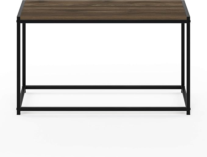 FURINNO Camnus Modern Living Coffee Table, Columbia Walnut