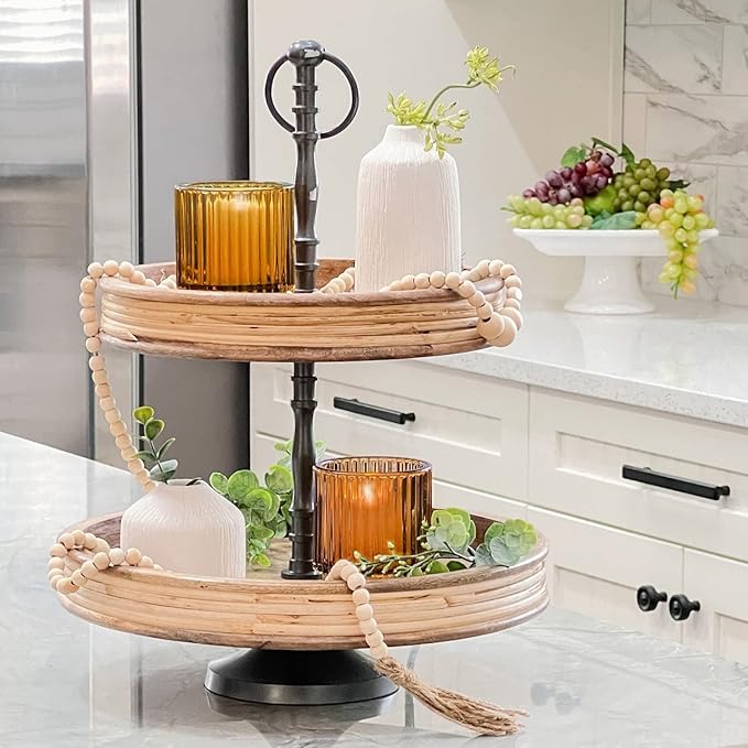 Kate Aspen 12PCS Vintage Ribbed Amber Glass Tealight & Votive Candle Holders, Fall Decor, Boho Decor, Shelf Decoration for Wedding, Bachelorette, Bridal Shower & Anniversary