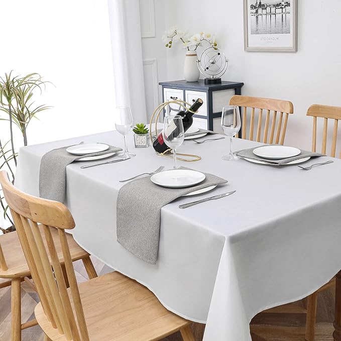 H.VERSAILTEX Linen Textured Cloth Napkins Set of 12 (18" X 18") Linen Textured Dinner Napkins Waterproof Extra Soft Thick Durable Reusable Napkins with Hemmed Edges, Heather Gray