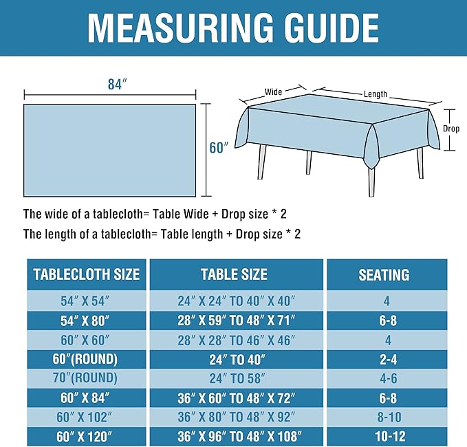 H.VERSAILTEX Linen Textured Tablecloth 60 x 84 Waterproof Decorative Table Cloth Spill-Proof Linen Look Cover for Party Table Extra Soft and Thick Fabric Wrinkle Free, Heather Taupe