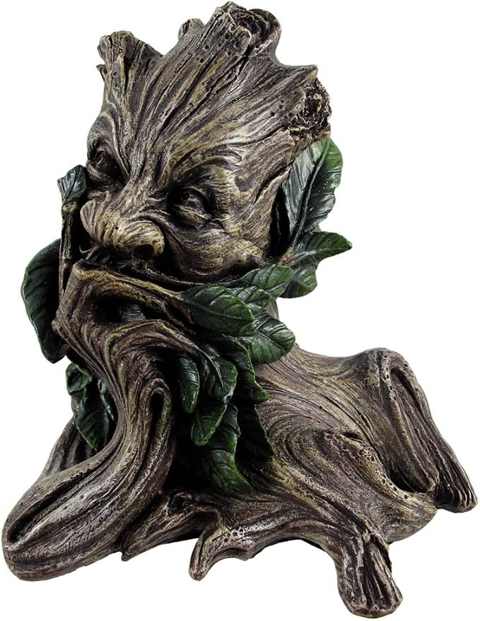 Beautiful Green Man Greenman Decorative Bookends Tree Man