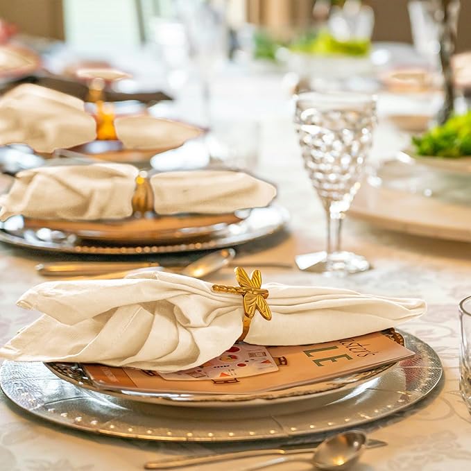 36 Pack Beige Cloth Napkins with Fringe,16 x 16 Inch Cotton Linen Napkin, Washable and Reusable Handmade Napkins, Soft Rustic Boho Cloth Napkin for Dinner, Party, Wedding,Bridal Shower and More