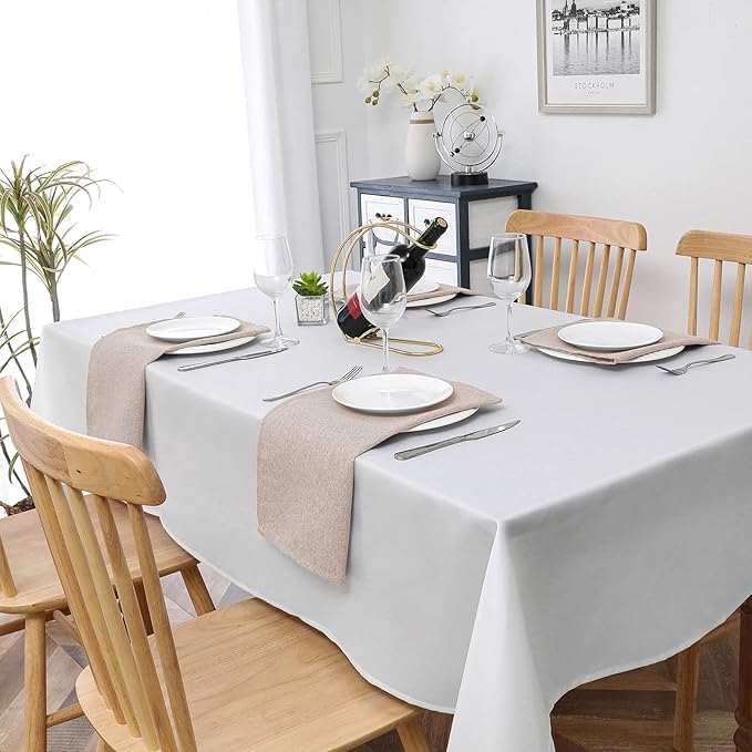 H.VERSAILTEX Linen Textured Cloth Napkins Set of 12 (18" X 18") Linen Textured Dinner Napkins Waterproof Extra Soft Thick Durable Reusable Napkins with Hemmed Edges, Heather Sand