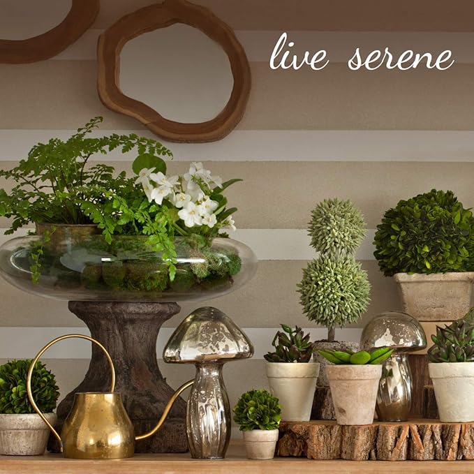 Serene Spaces Living Gold Square Lantern, Measures 5.25 inches Tall, Sold Individually