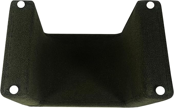 Modern Boucle Ottoman Footstool, 24" Arched Upholstered Vanity Stools, Small Foot Rest for Entryway, Living Room, Bedroom (Fully Assembled),Dark Green